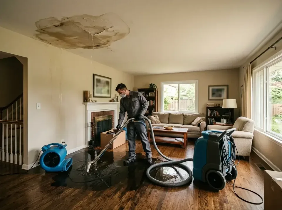 attic-pipe-burst-ceiling-drip-008 — frequently asked questions, Water Damage Restoration & Carpet Care in English Creek, NJ